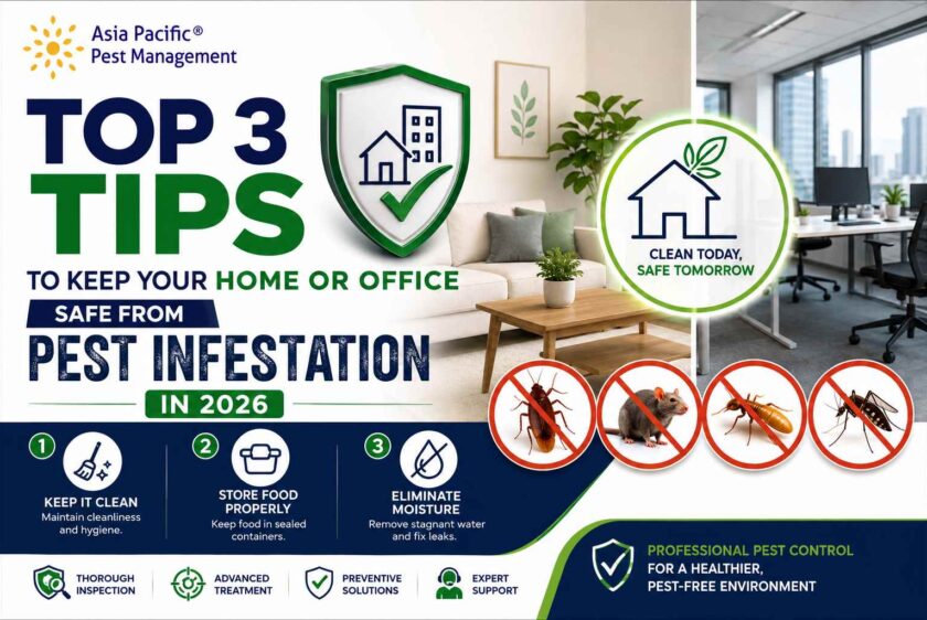 Top 3 Tips to Keep Your Home or Office Safe from Pest Infestation in 2026